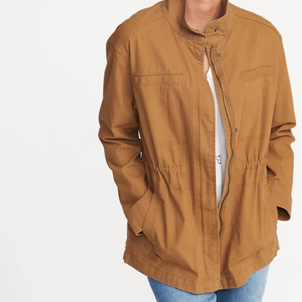 Old Navy Women's Brown Utility Jacket